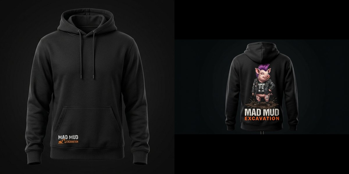 The Punk Hoodie t-shirt design